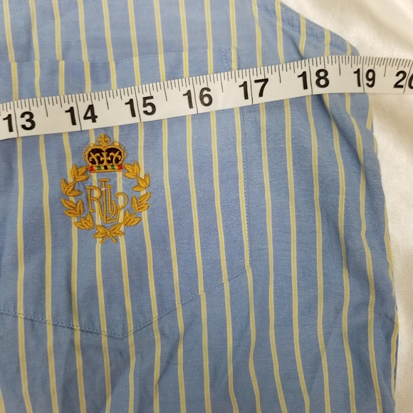Ralph Lauren ButtonzUp sleeveless womns sz 10 blue - Picture 5 of 7